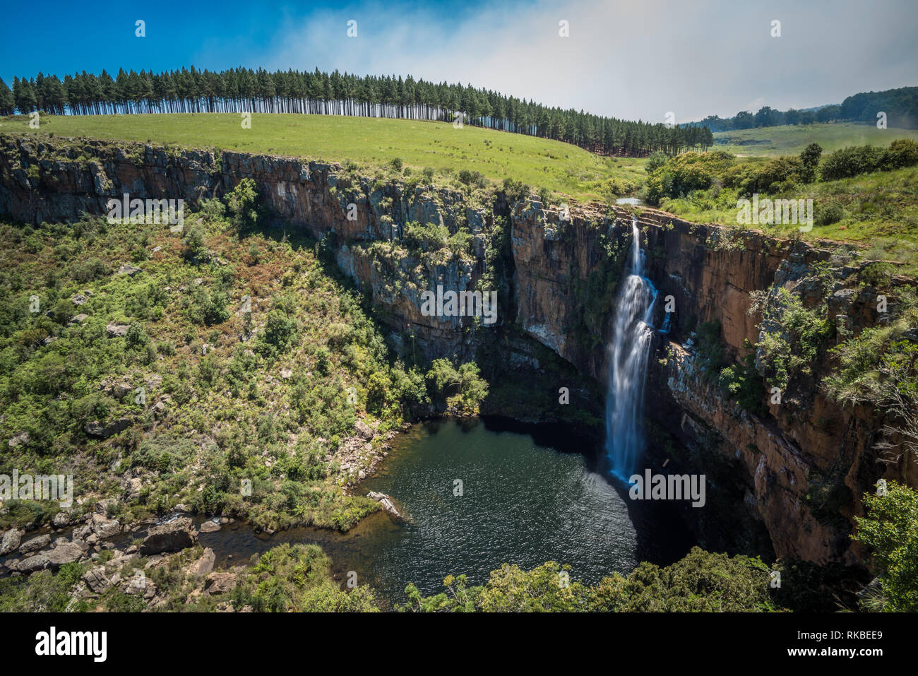 Berlin waterfall in Mpumalanga, South Africa Stock Photo Alamy