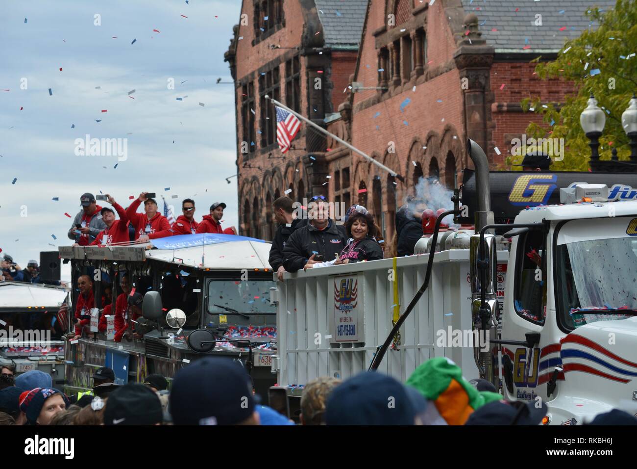 The Red Sox 2018 World Series Championship Duck Boat Parade in Boston's