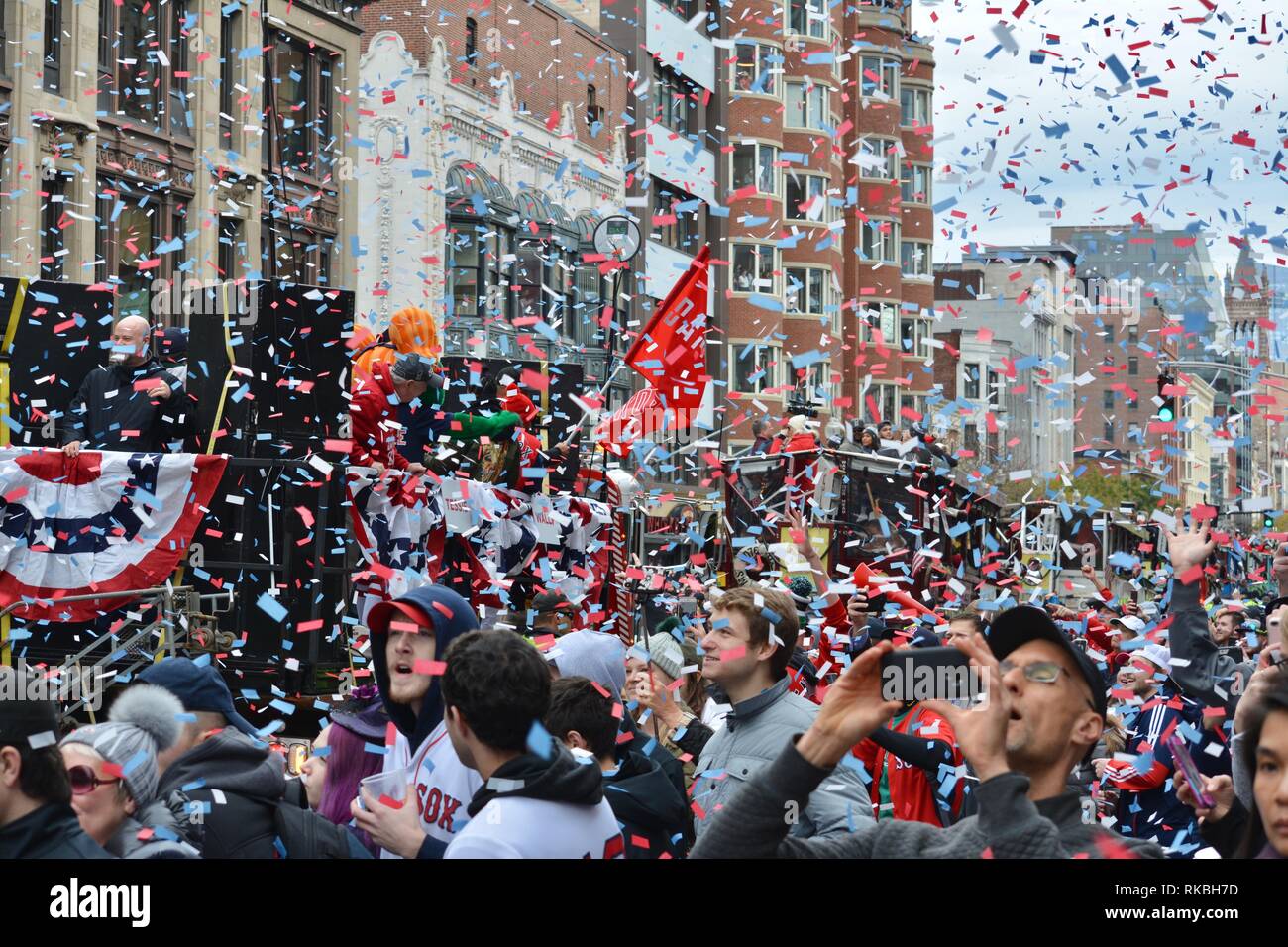 The Red Sox 2018 World Series Championship Duck Boat Parade in Boston's
