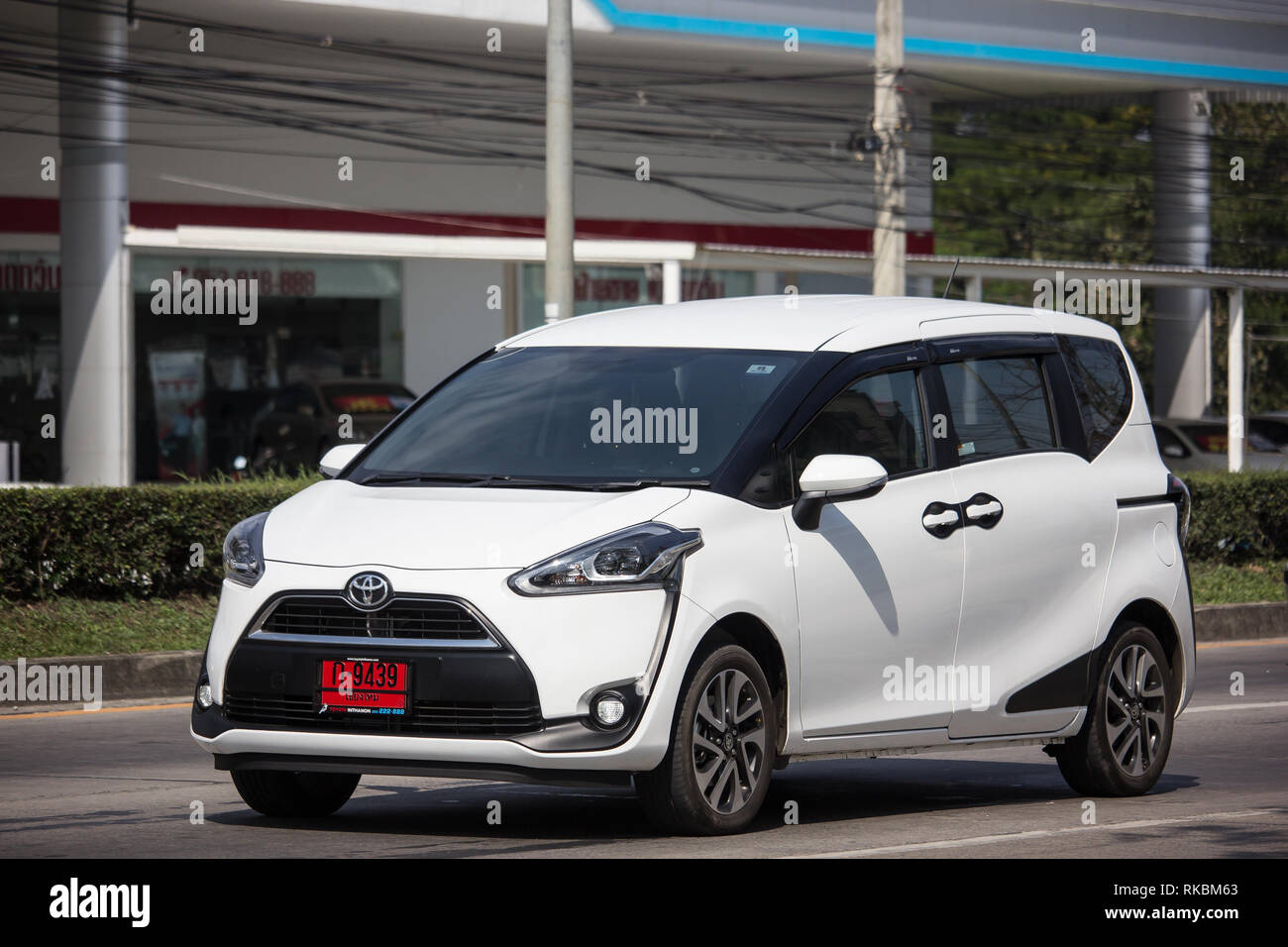 Chiangmai, Thailand - January 18 2019: New Product of Toyota Automobile ...