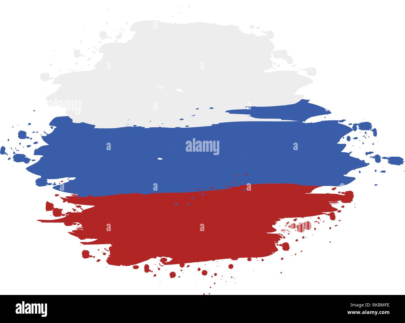 flag of Russia Stock Vector