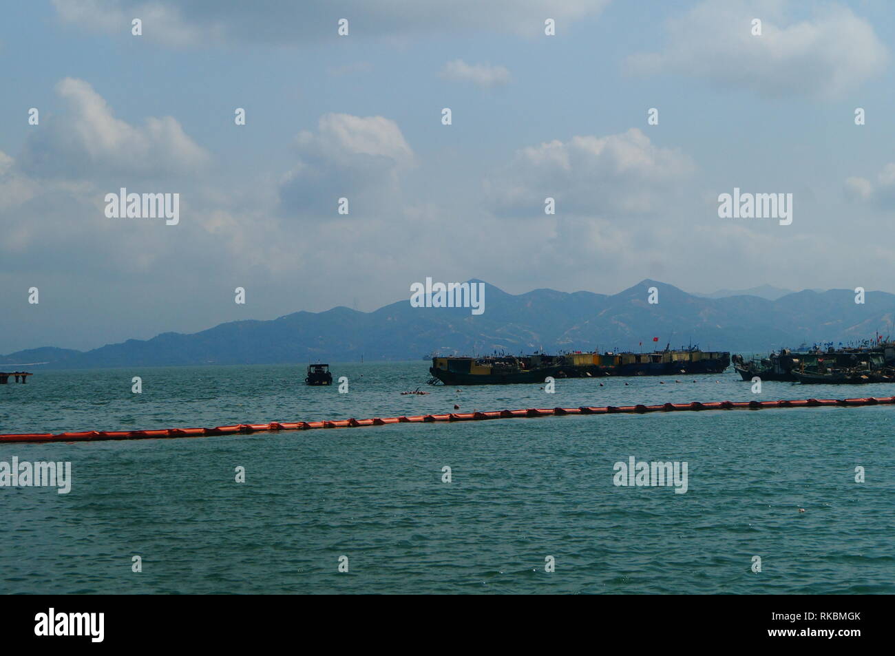 Shenzhen, China: the sea scenery of shekou port Stock Photo