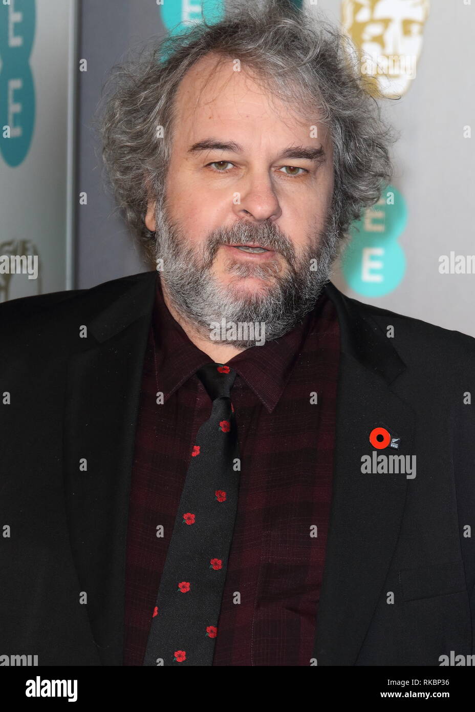 Peter Jackson at the EE British Academy Film Awards at the Royal Albert Hall, Kensington Stock