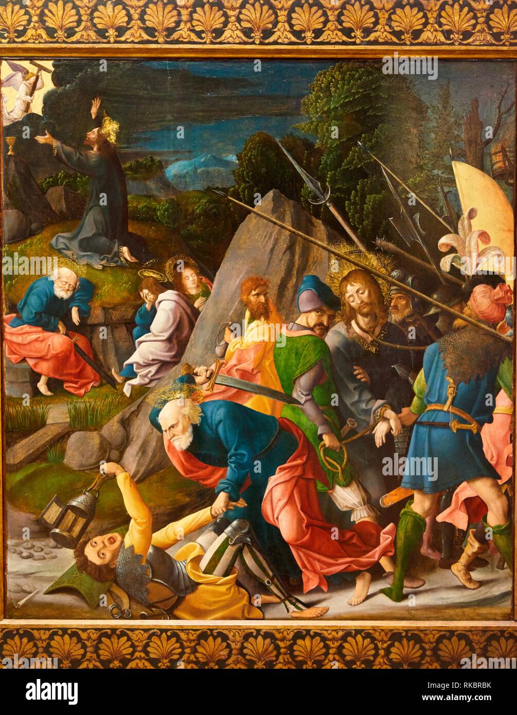 L´Arrestation du Christ, Grégoire Guérard, Fine Arts Museum, Musée des Beaux-Arts, Dijon, Côte d´Or, Burgundy Region, Bourgogne, France, Europe Stock Photo