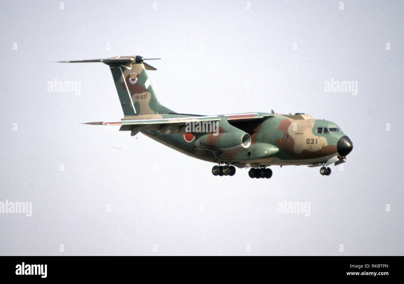 Japanische Luftwaffe JASDF Kawasaki C-1 Stock Photo
