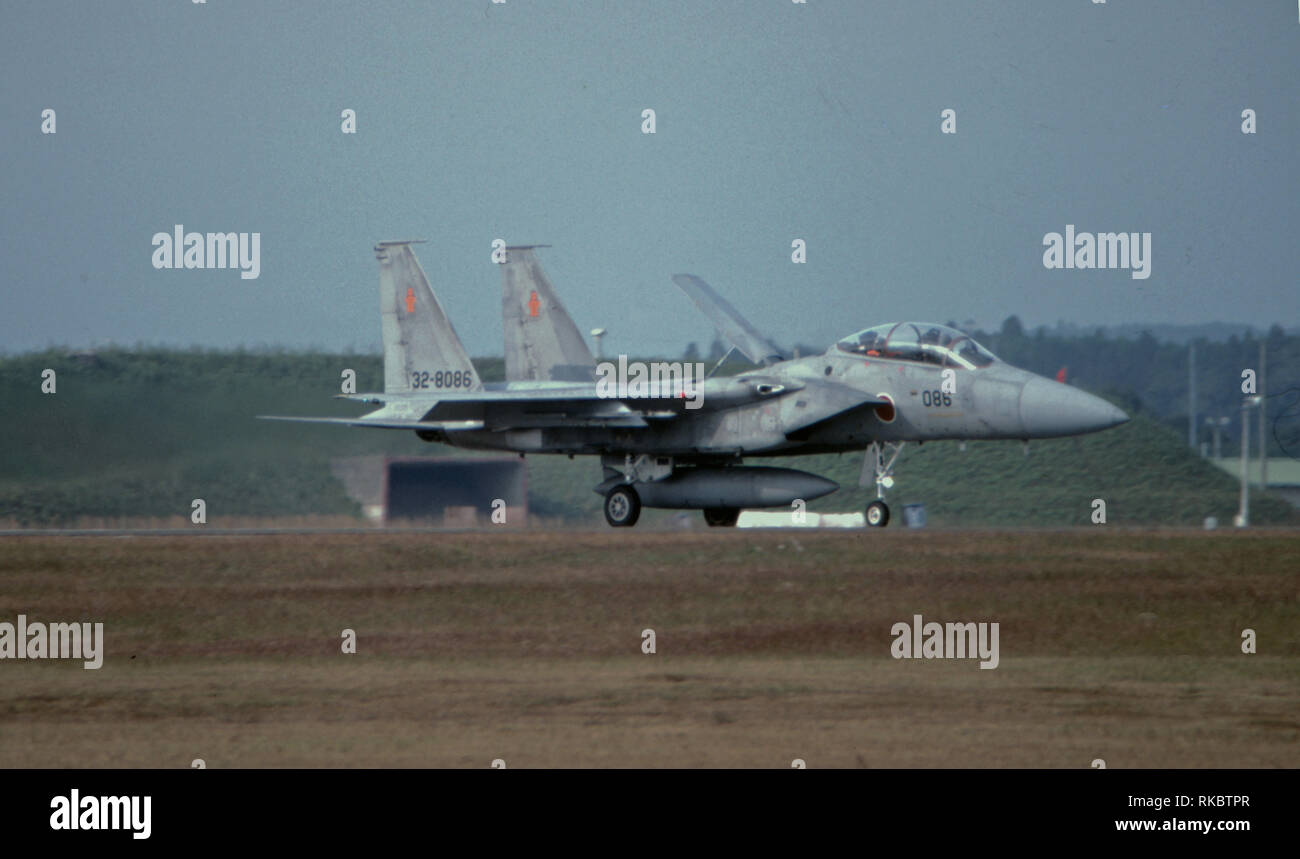 Japanische Luftwaffe JASDF Mitsubishi F-15DJ Eagle Stock Photo
