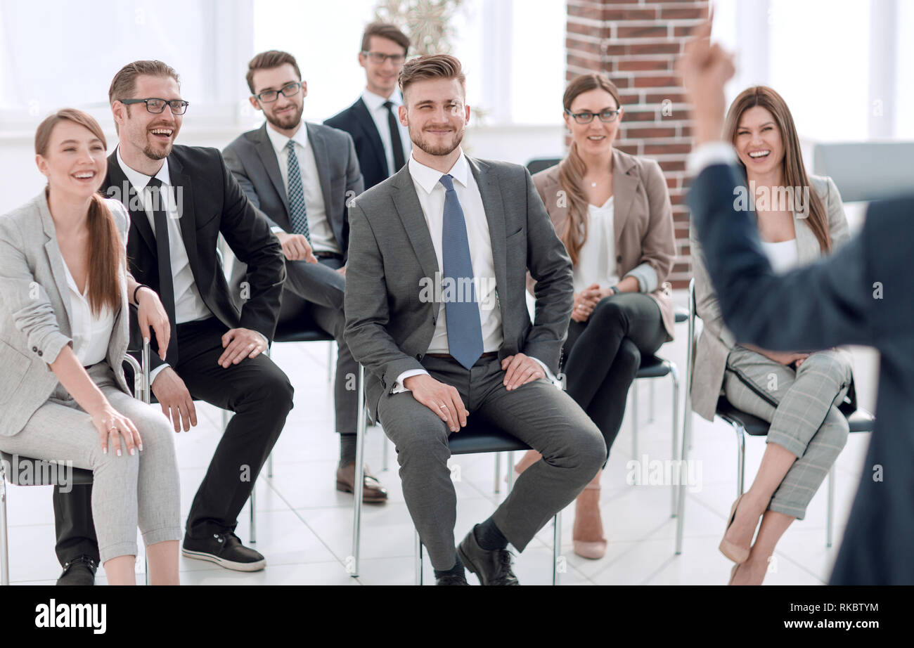 Stock People In Conference People attend business conference in the congress hall Stock Photo - Alamy