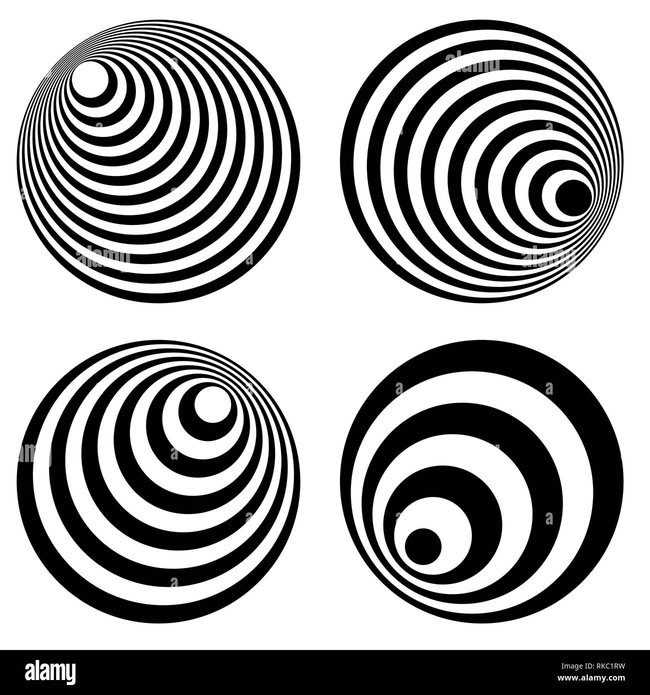 Hypnotism vector vectors Black and White Stock Photos & Images - Alamy