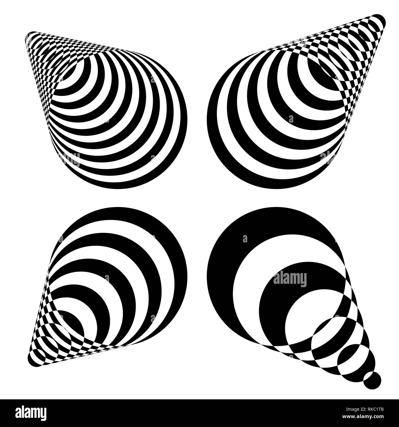 Hypnotism vector vectors Black and White Stock Photos & Images - Alamy