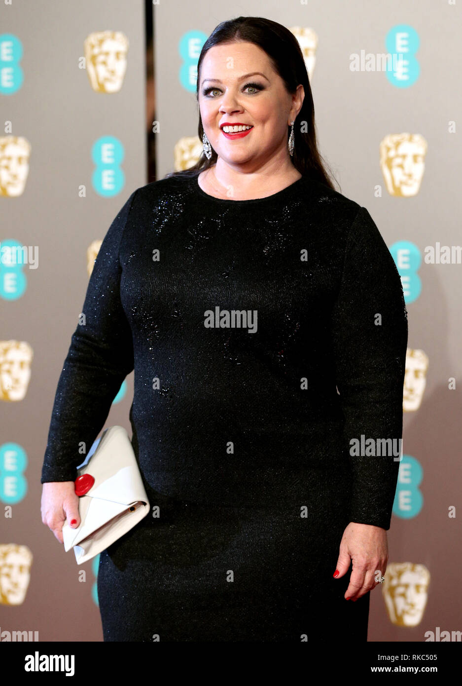 Melissa McCarthy attending the 72nd British Academy Film Awards held at the Royal Albert Hall, Kensington Gore, Kensington, London. Stock Photo