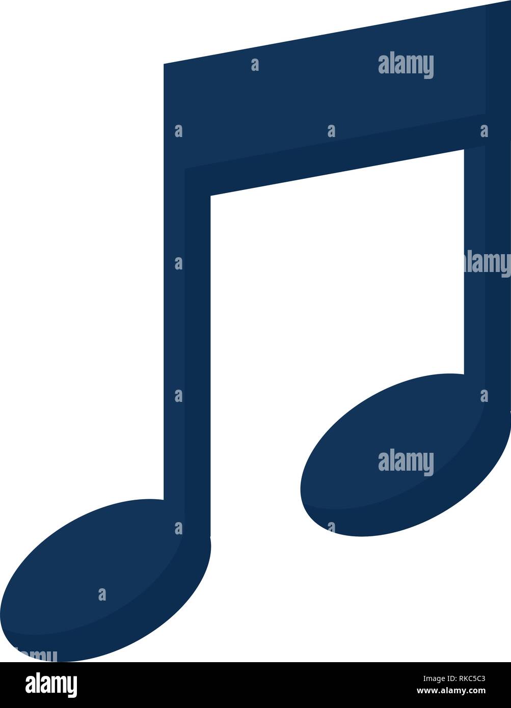 music note isolated icon vector illustration design Stock Vector Image ...