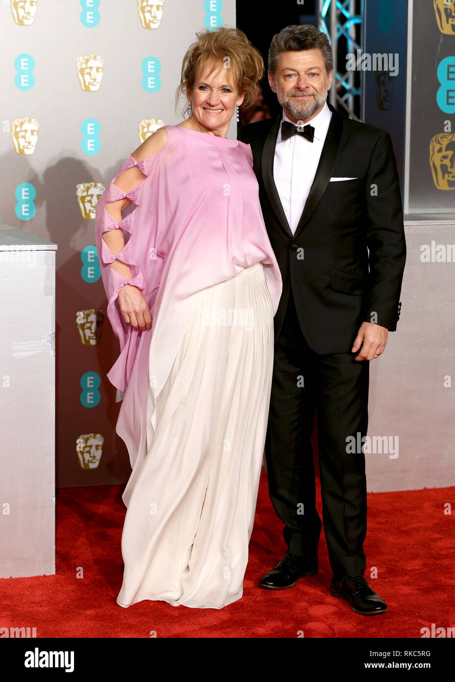 Lorraine Ashbourne and Andy Serkis attending the 72nd British Academy
