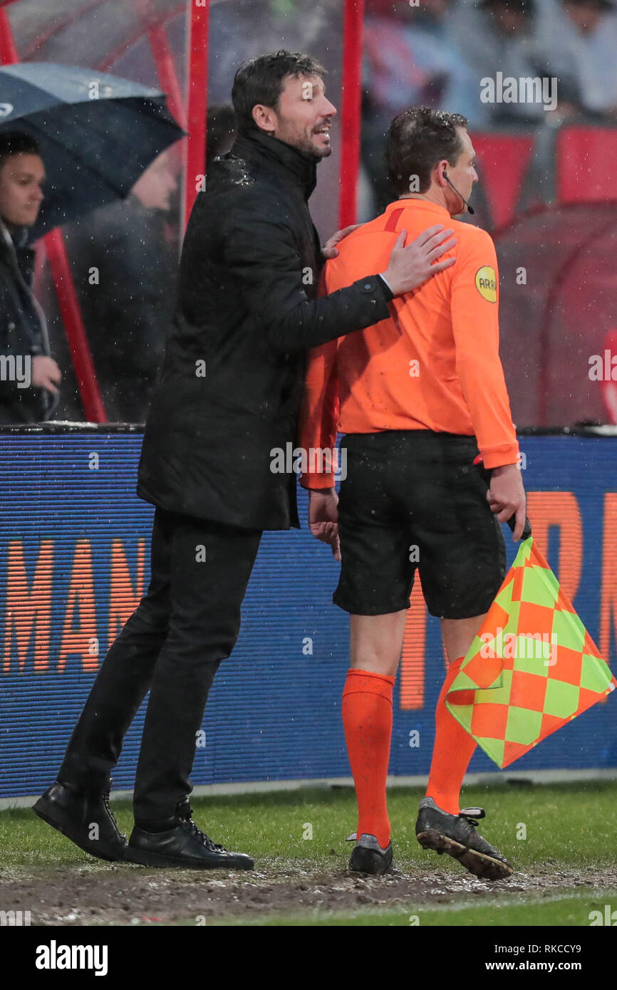 UTRECHT - Utrecht - PSV , Football , Season 2018/2019 , Eredivisie , Stadium Galgenwaard , 10-02-2019 , PSV trainer Mark van Bommel Stock Photo
