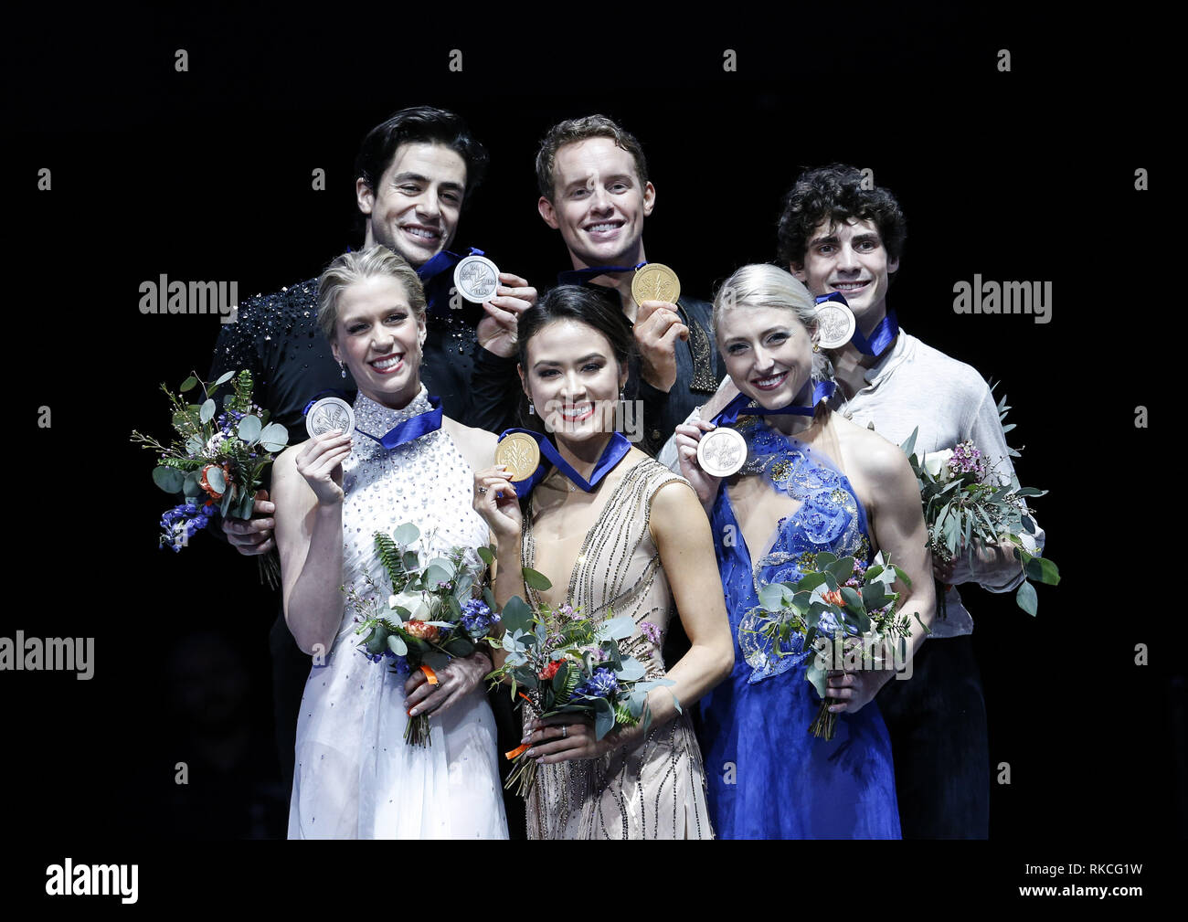 Los Angeles, California, USA. 10th Feb, 2019. Ice dance competition ...