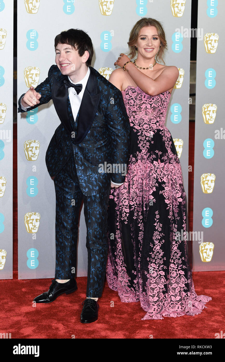 London, UK. 10th Feb, 2019. LONDON, UK. February 10, 2019: Barry Keoghan arriving for the BAFTA Film Awards 2019 at the Royal Albert Hall, London. Picture: Steve Vas/Featureflash Credit: Paul Smith/Alamy Live News Stock Photo