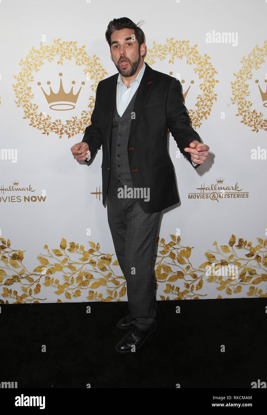 09 February 2019 - Pasadena, California - Jordan Bridges. Hallmark