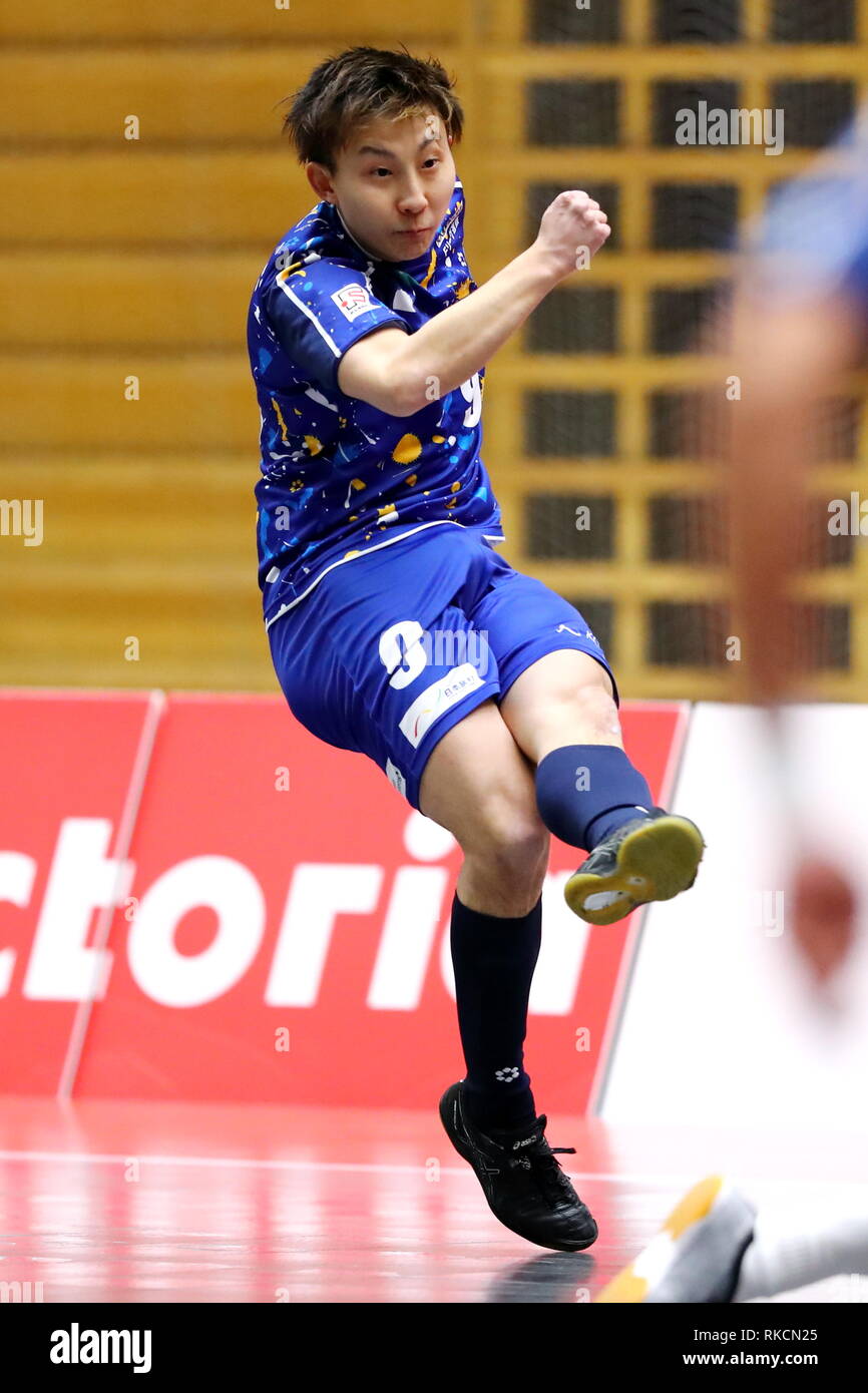 Taisho Takizawa F League Selection February 10 19 Futsal Duarig F League 18 19 Division1 Match Between F League Selection 1 1 Agleymina Hamamatsu At Komazawa Indoor Ball Sports Field Tokyo Japan Photo By Naoki