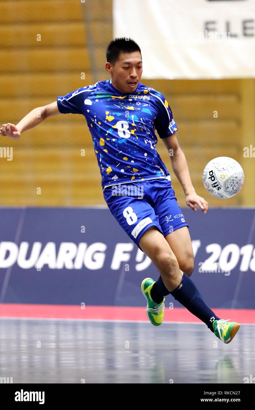 Yusei Arai F League Selection February 10 19 Futsal Duarig F League 18 19 Division1 Match Between F League Selection 1 1 Agleymina Hamamatsu At Komazawa Indoor Ball Sports Field Tokyo Japan Photo By Naoki