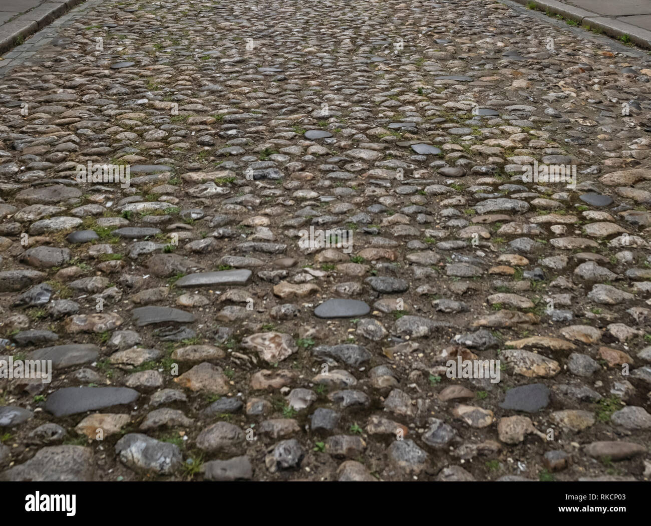 Cobbled Street for use as a background Stock Photo