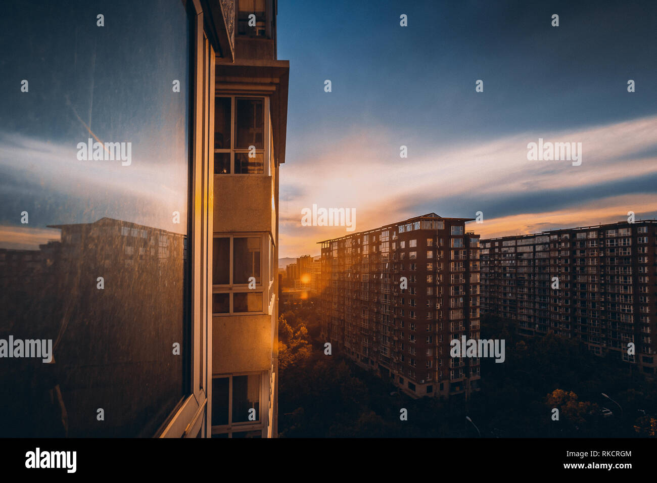 Beautiful view of Urban Apartment Complex