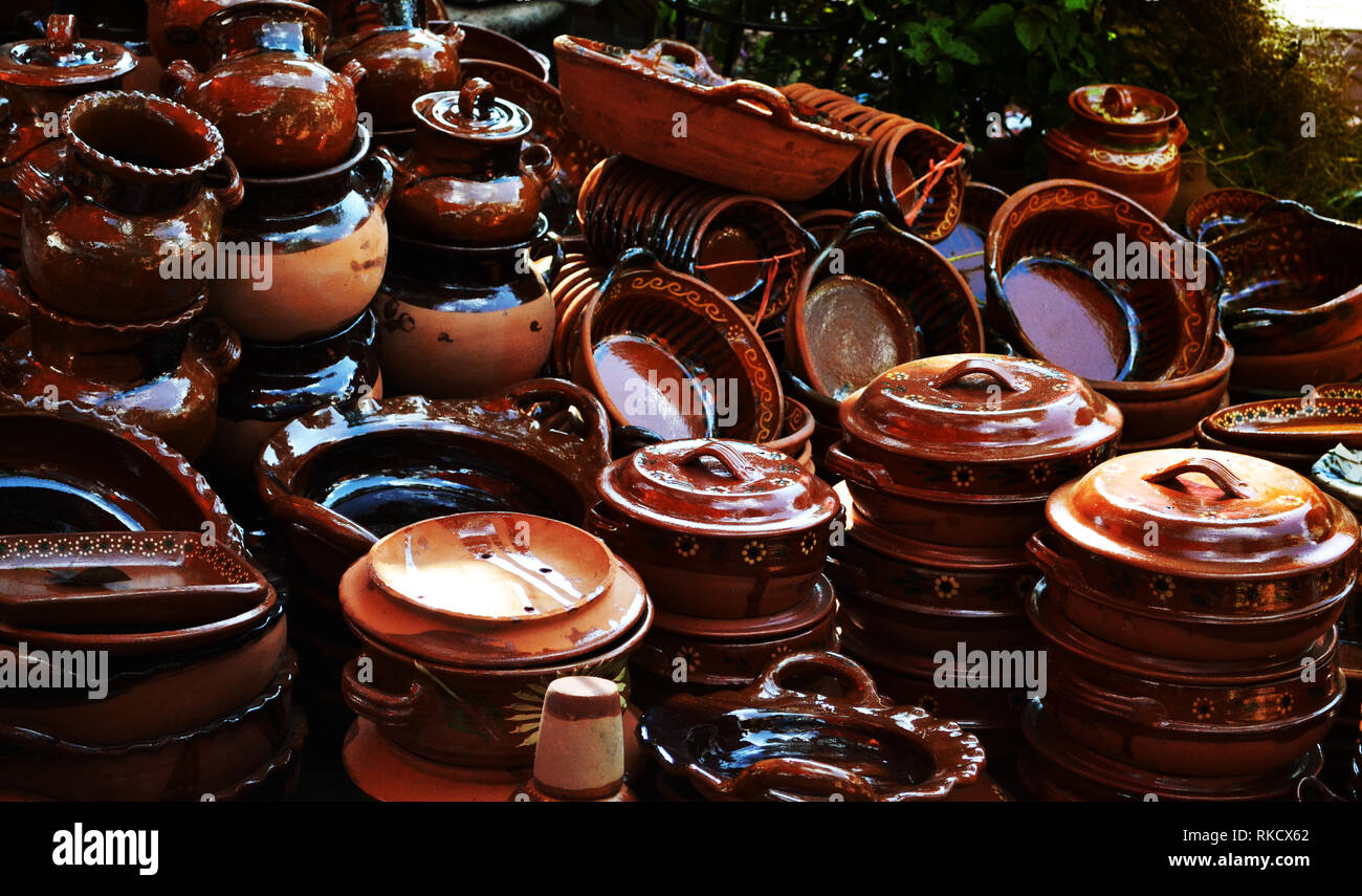 sale of clay pots Stock Photo Alamy