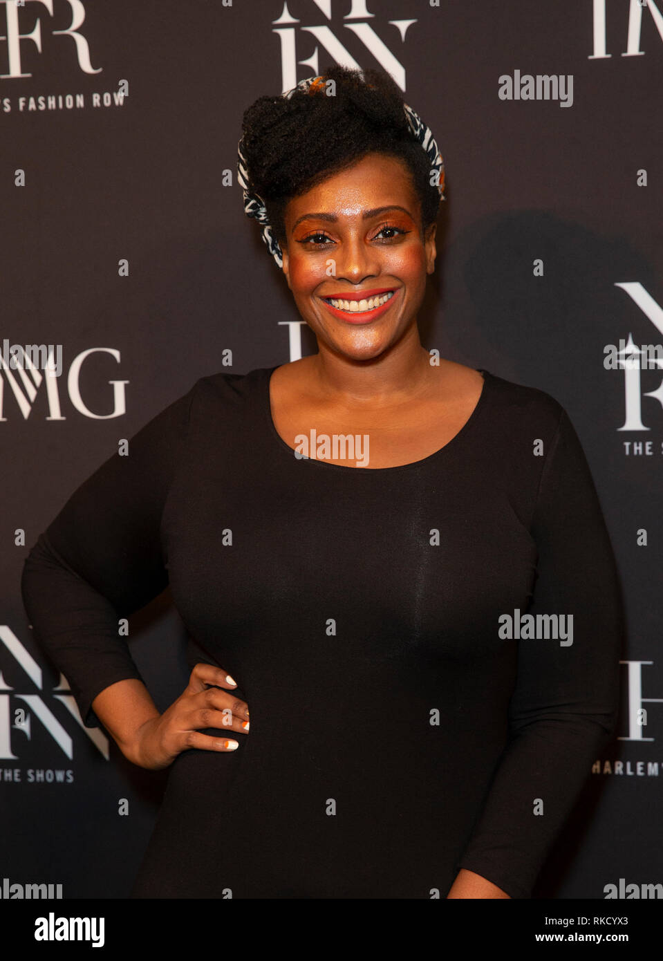 New York, United States. 06th Feb, 2019. Danielle James attends IMG and