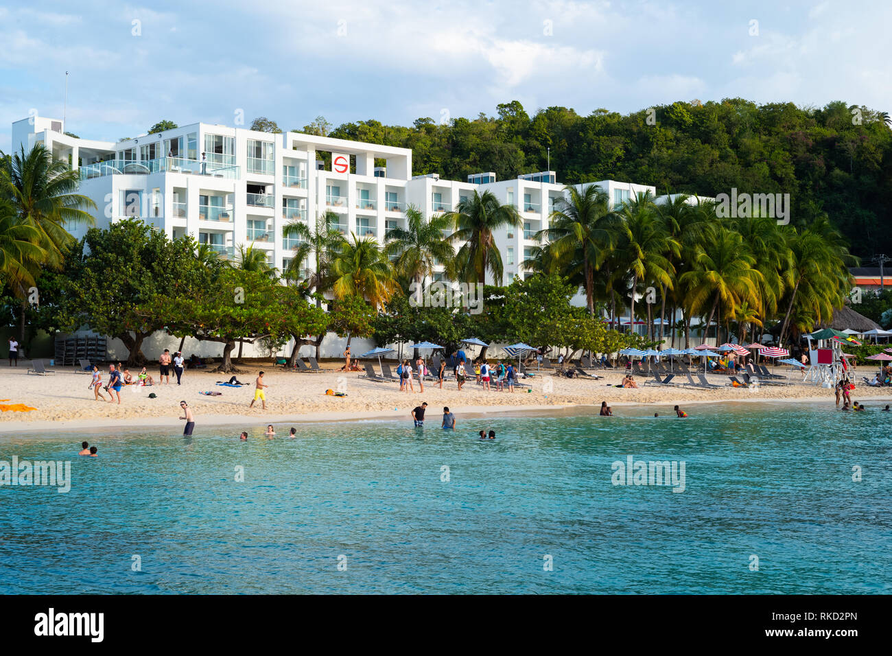Doctors Cave beach in Montego Bay, Jamaica Stock Photo Alamy