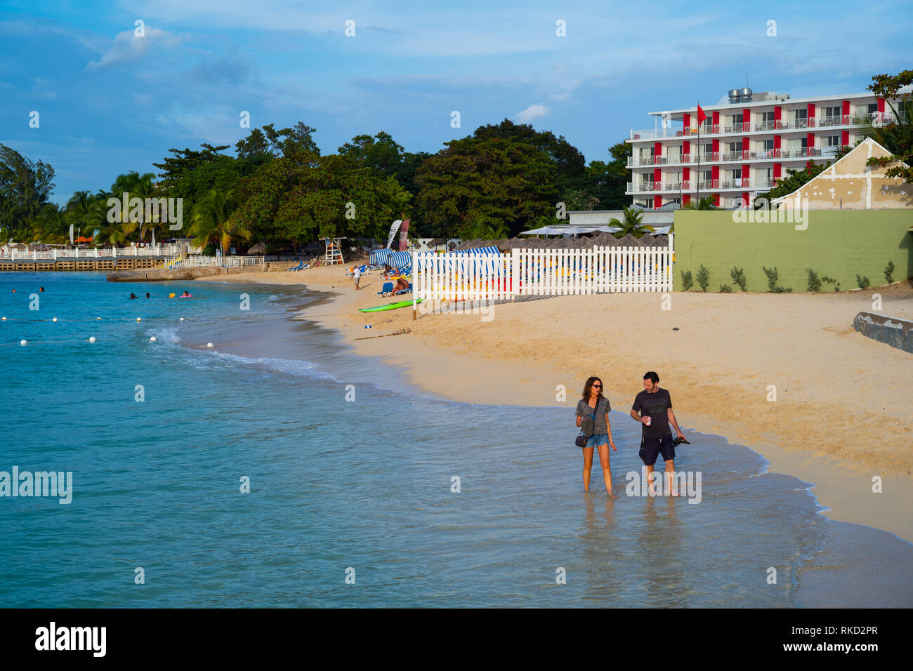 Doctors Cave beach in Montego Bay, Jamaica Stock Photo Alamy