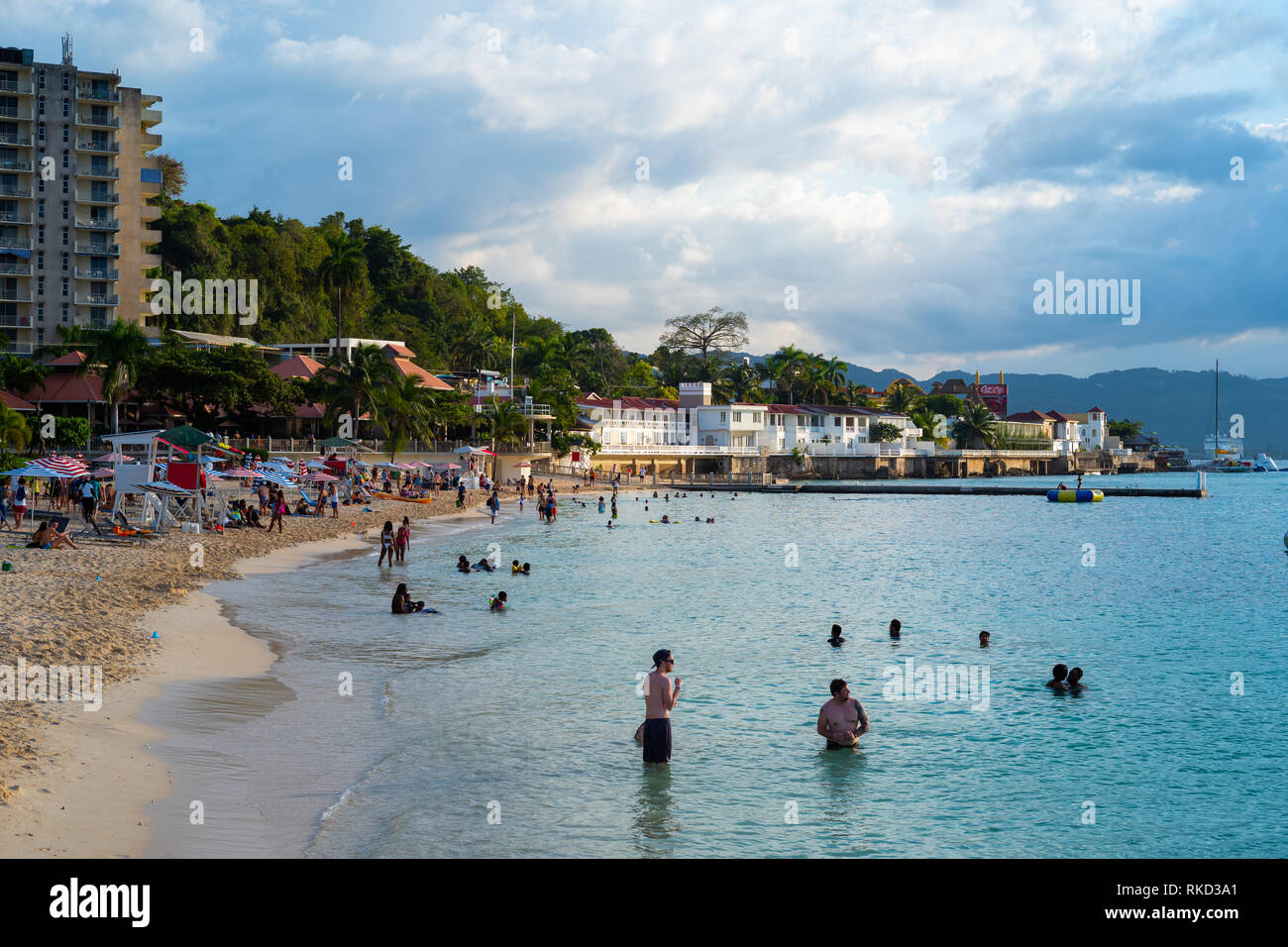 Doctors Cave beach in Montego Bay, Jamaica Stock Photo Alamy