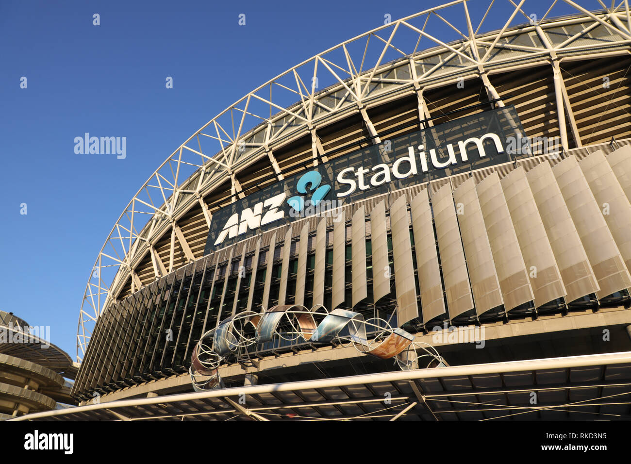 ANZ Stadium, Sydney Olympic Park, Sydney, NSW, Australia Stock Photo