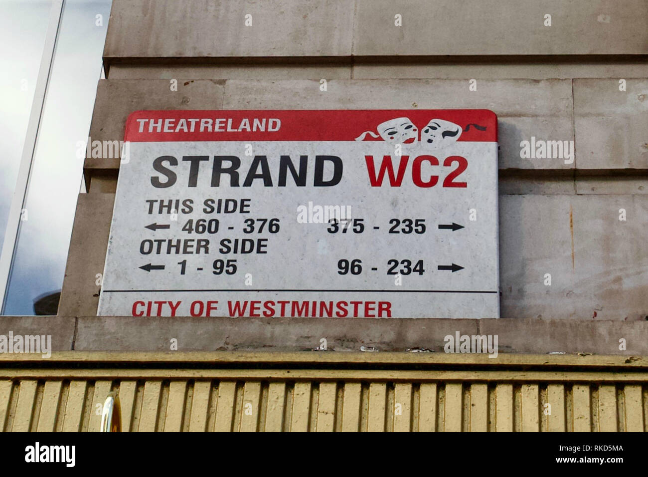 Strand, London, England Stock Photo