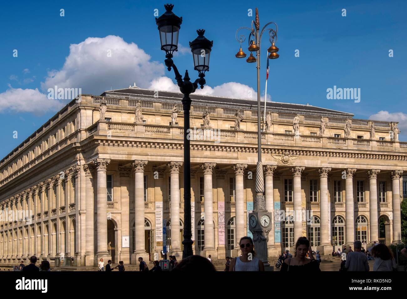 France. Nouvelle Aquitaine. Gironde. ""Grand Theatre"" at Bordeaux