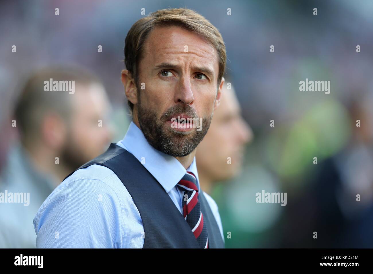 GARETH SOUTHGATE ENGLAND MANAGER ENGLAND V COSTA RICA, INTERNATIONAL ...
