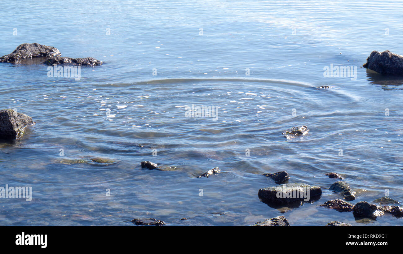 Rippling sea water rocky hi-res stock photography and images - Alamy