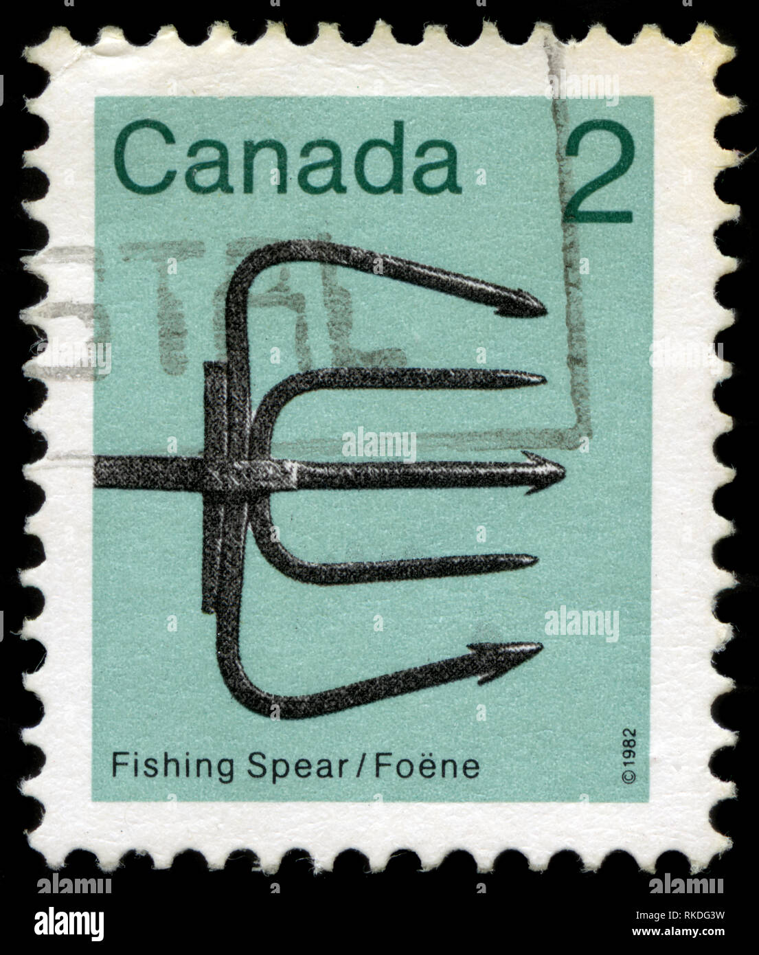 Postage stamp from Canada in the Heritage Artifacts series issued in
