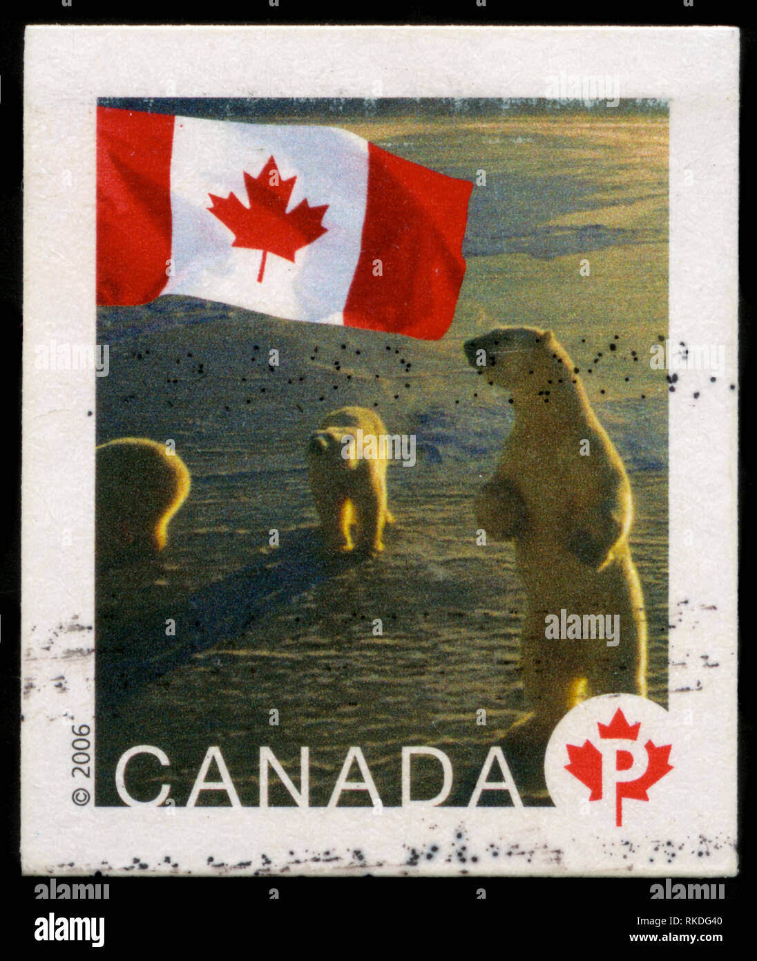 Postage stamp from Canada in the Flag Definitives 20062010 series