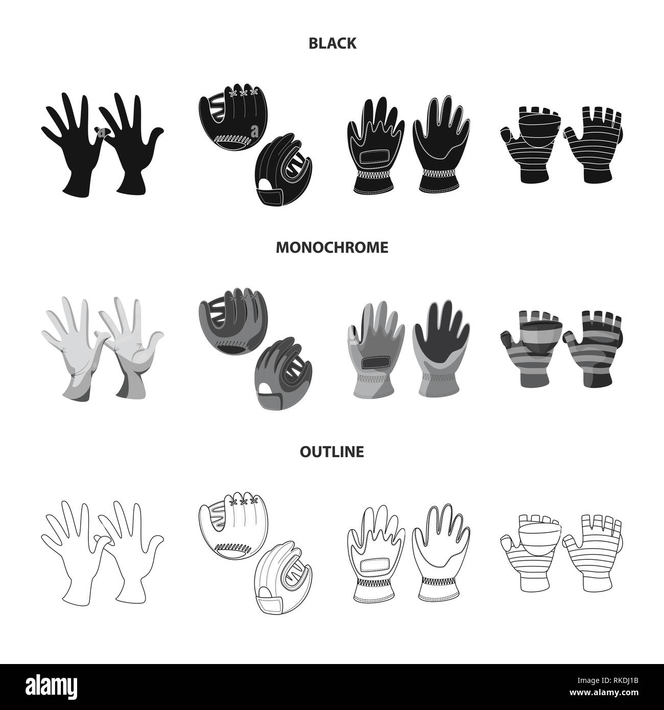 Vector illustration of silhouette and safety icon. Set of silhouette and comfort stock symbol for web. Stock Vector
