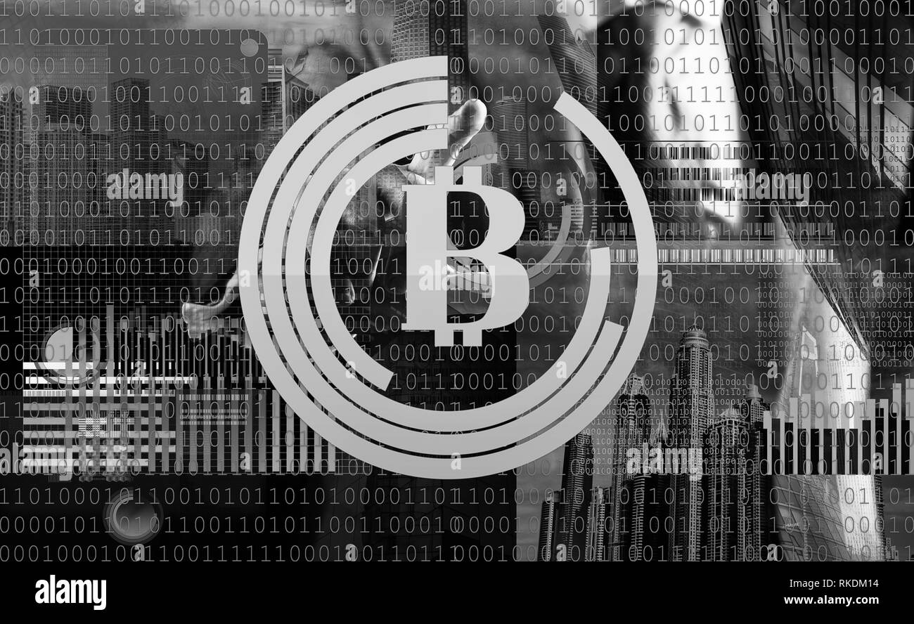 Mining Crypto Currency Bi!   tcoin Solve Block Earn Profit Blockchain - mining crypto currency bitcoin solve block earn profit blockchain technology mining bitcoin future digital money bitcoin man interact virtual display