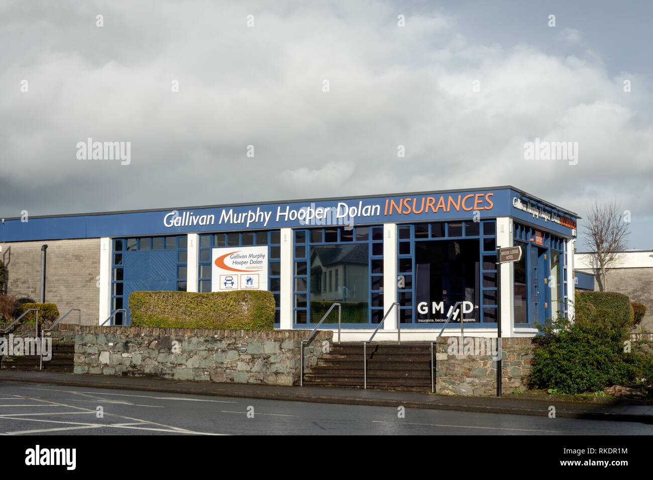 Gallivan Murphy Hooper Dolan insurances building in Killarney, County Kerry, Ireland Stock Photo