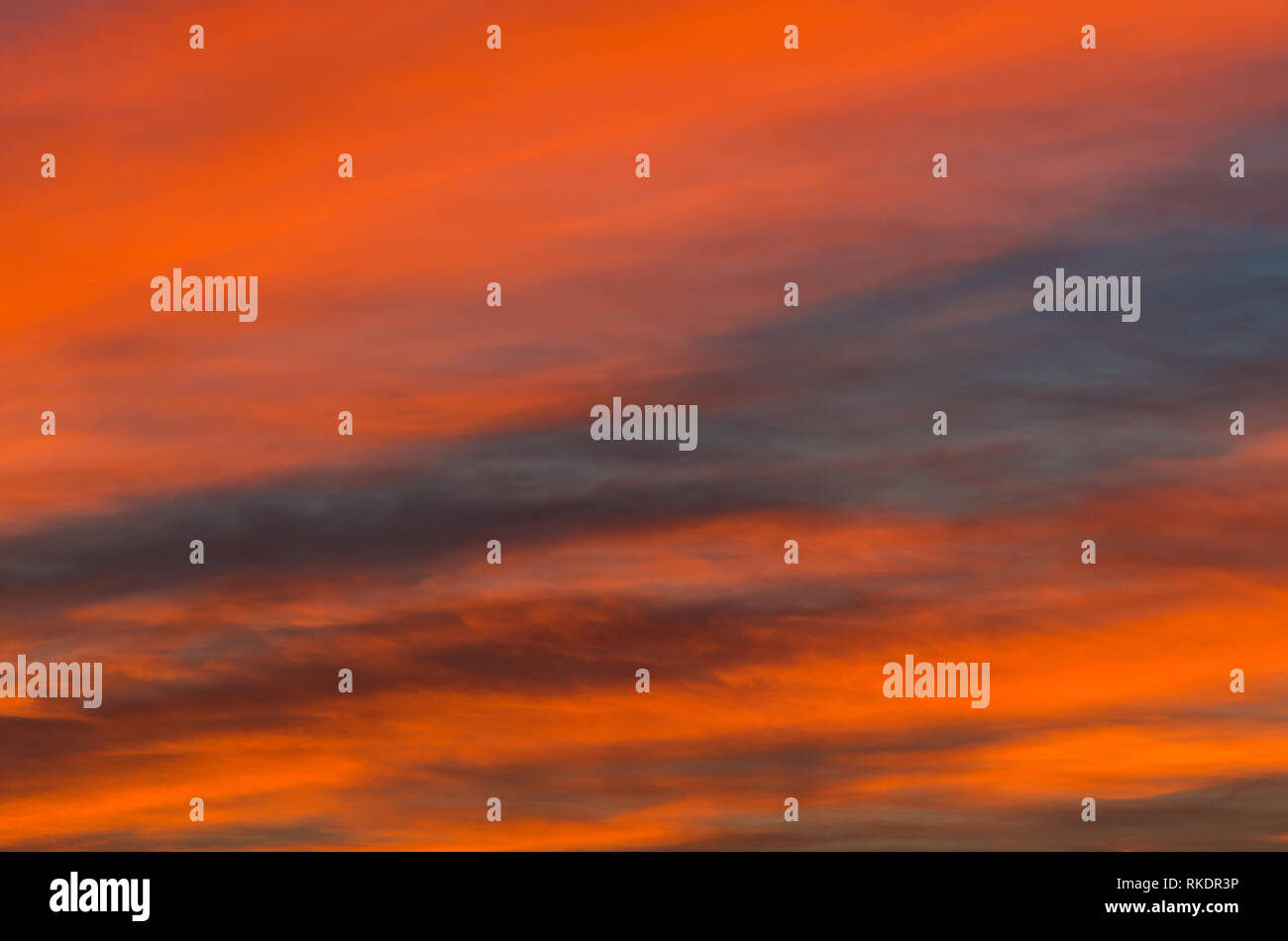 Sunset sky with beautiful colors as background Stock Photo - Alamy