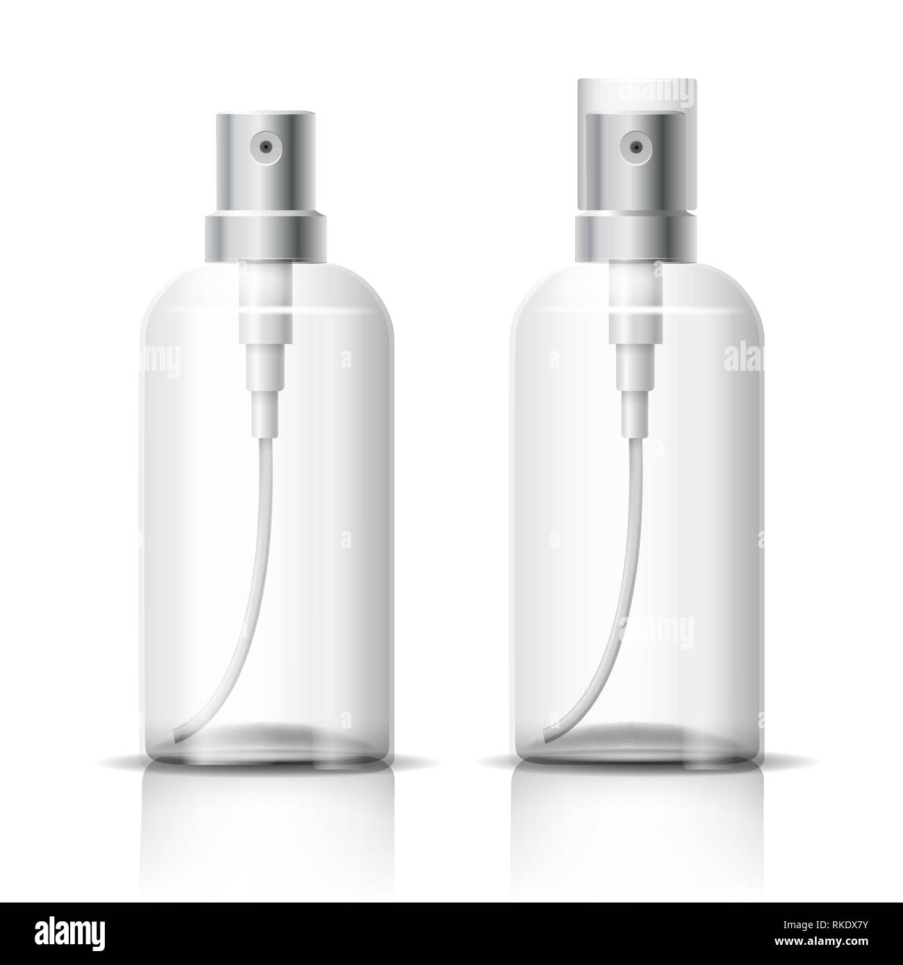 Transparent cosmetic bottle Stock Vector Image & Art - Alamy