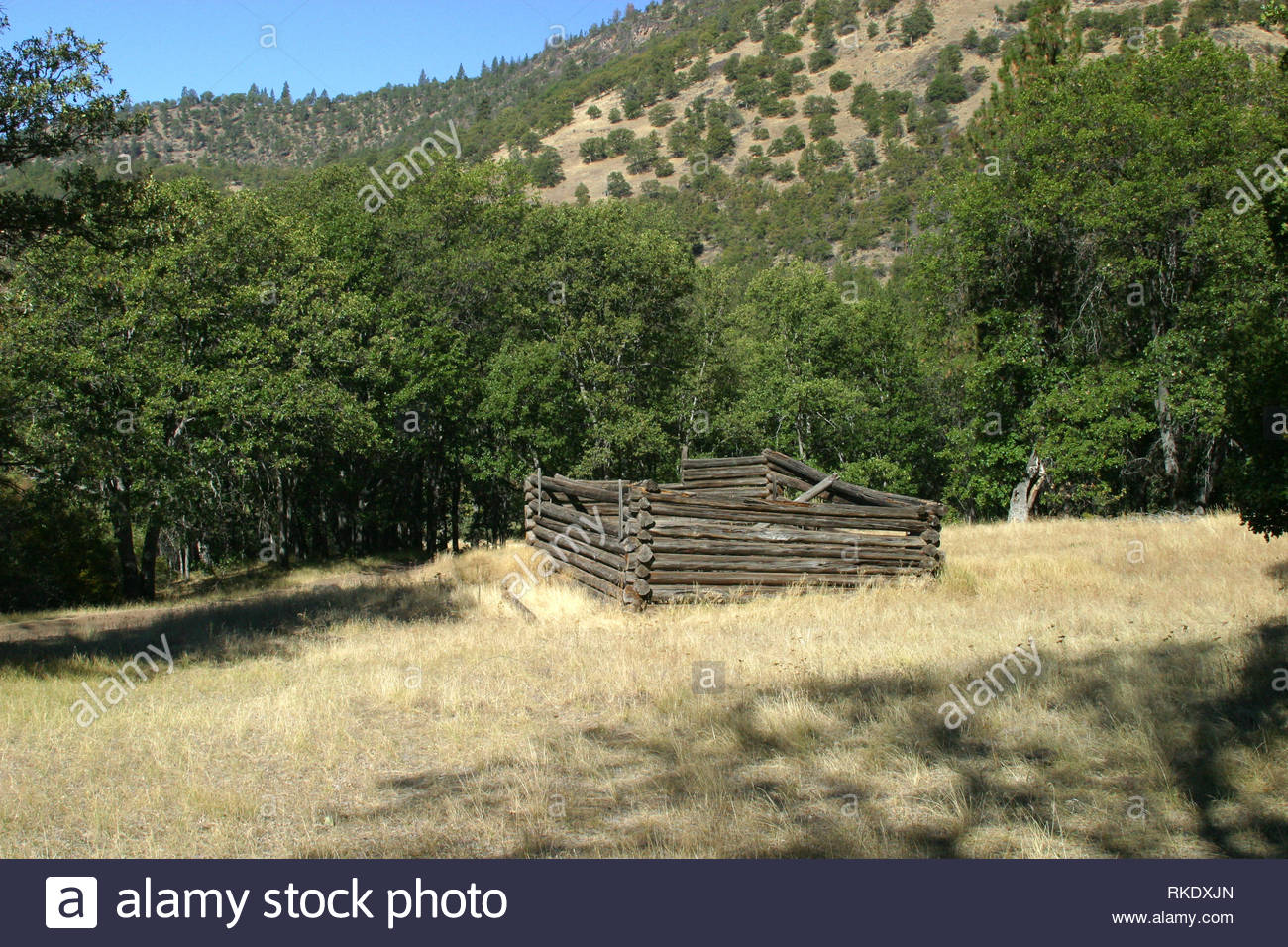 Frain Ranch Historic Log Cabin Klamath River Canyon California