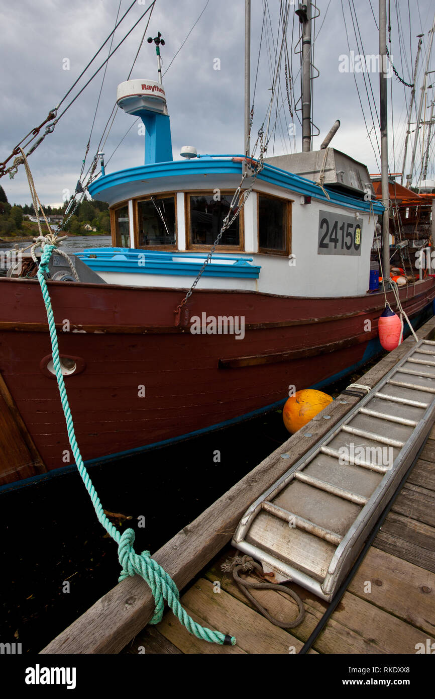 Coal Harbour, Vancouver Island, British Columbia, Canada Stock Photo