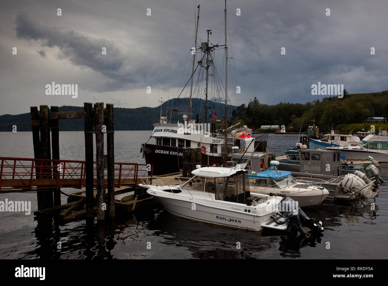 Coal Harbour, Vancouver Island, British Columbia, Canada Stock Photo Alamy