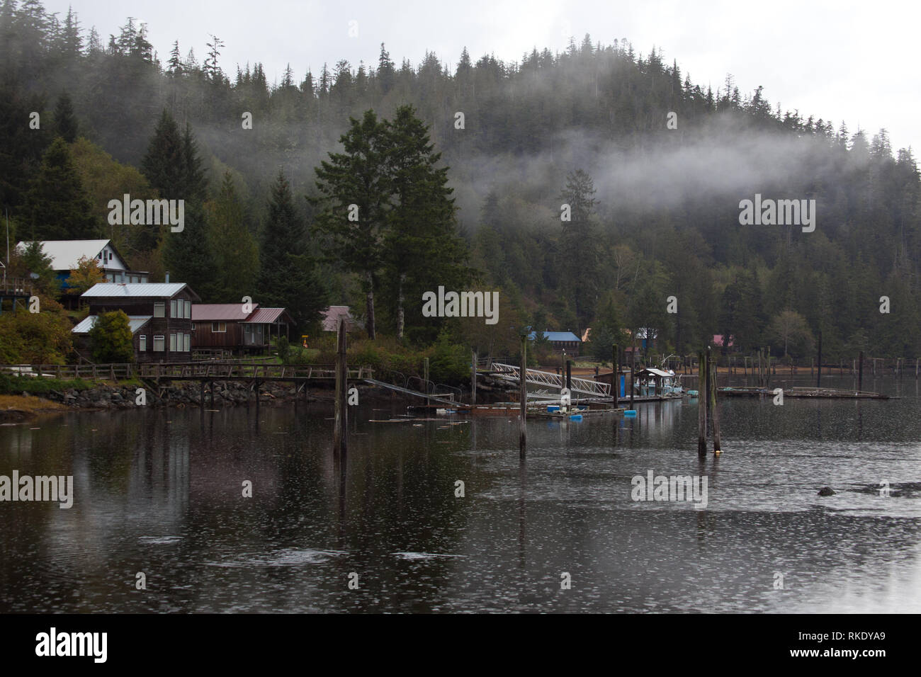 Winter Harbour, Vancouver Island, British Columbia, Canada Stock Photo