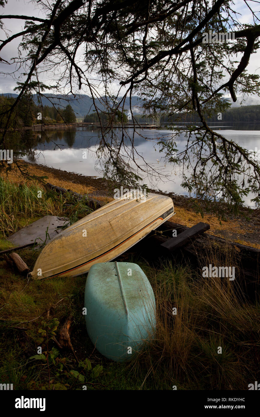Winter Harbour, Vancouver Island, British Columbia, Canada Stock Photo