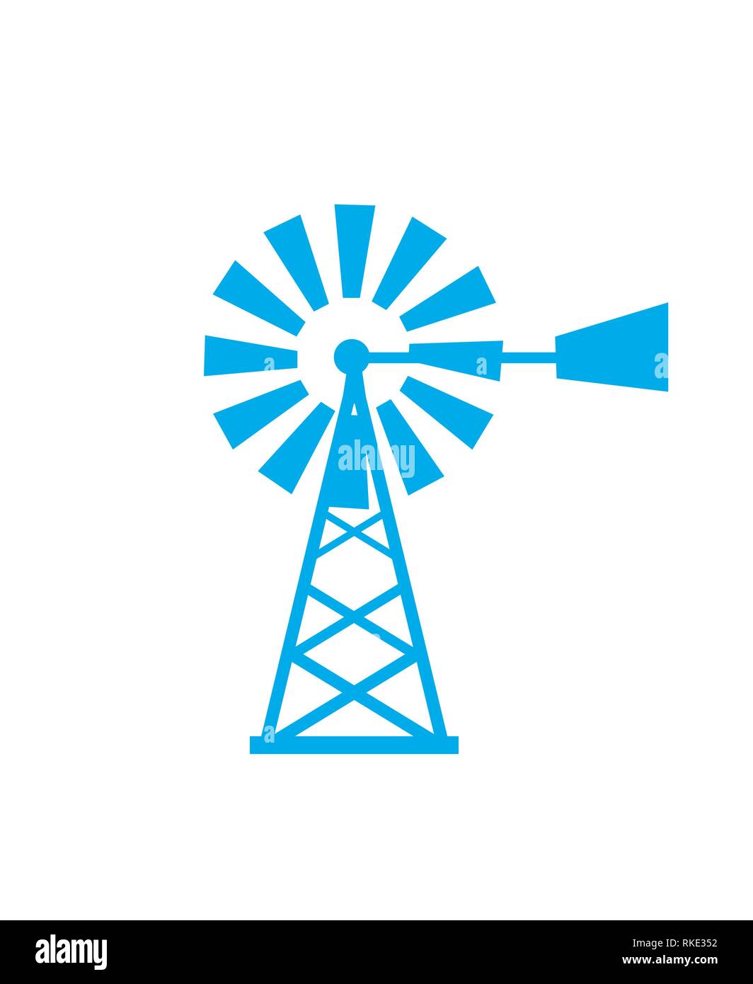 windmill, wind power vector illustration Stock Vector Image & Art - Alamy