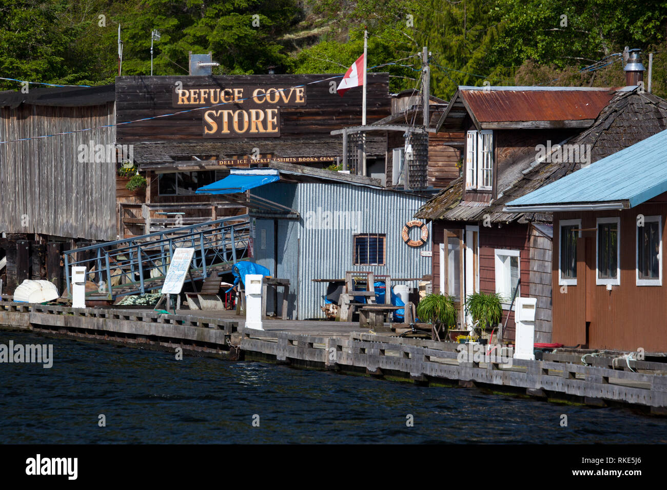 Refuge Cove, Desolation Sound, British Columbia, Canada Stock Photo Alamy