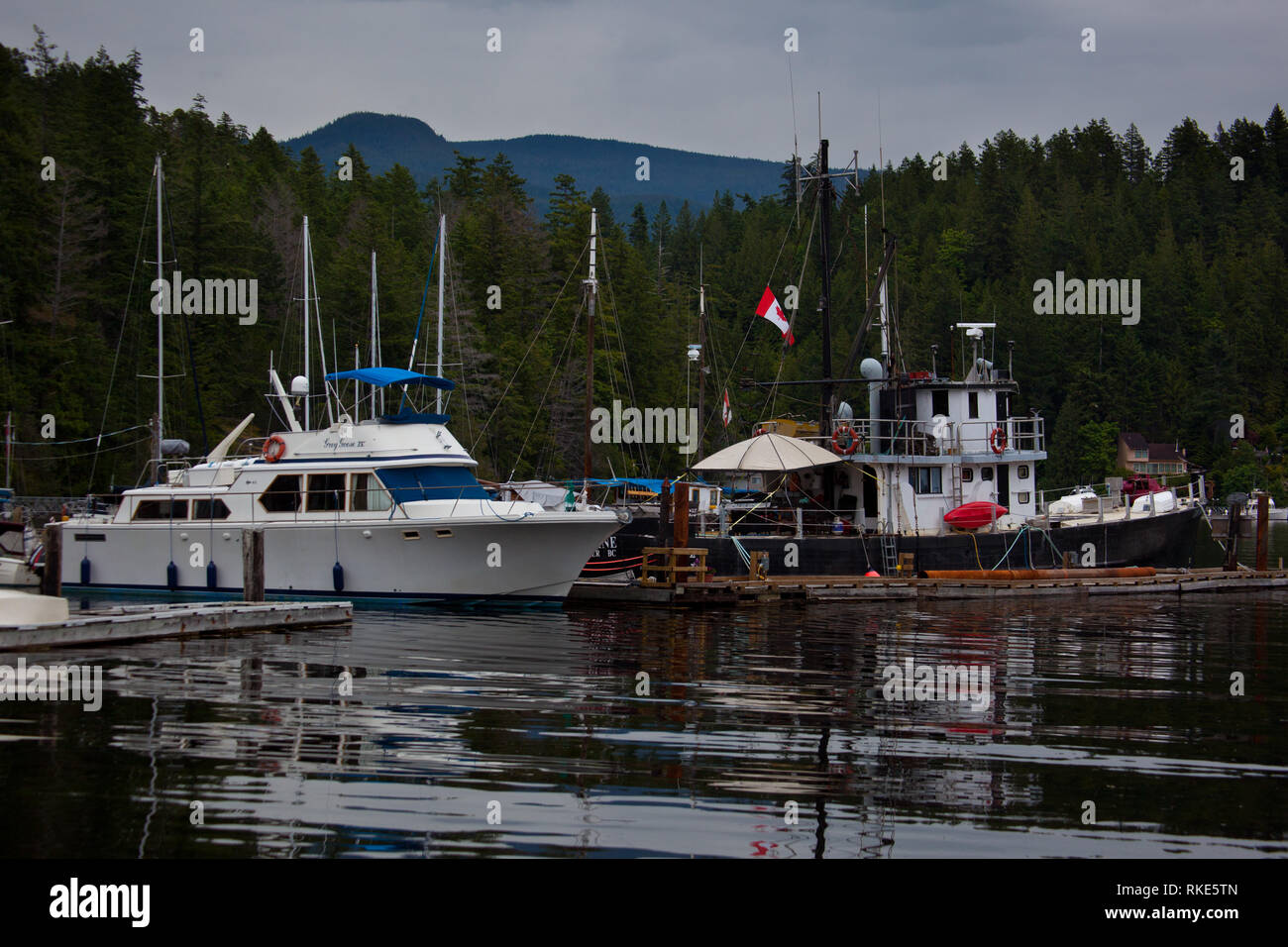 Garden Bay, Sunshine Coast, British Columbia, Canada Stock Photo Alamy