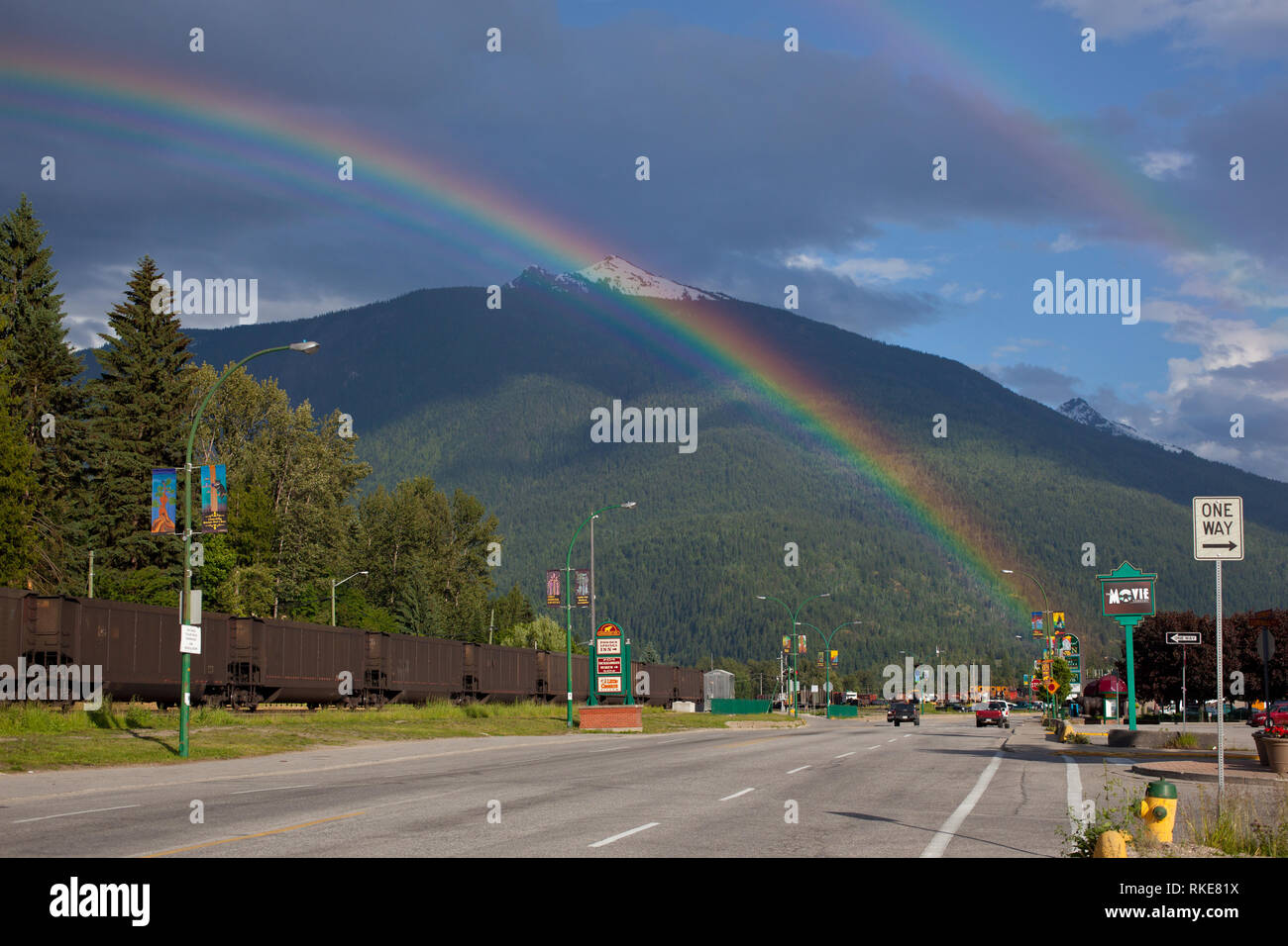 Revelstoke, Rockies, British Columbia, Canada Stock Photo